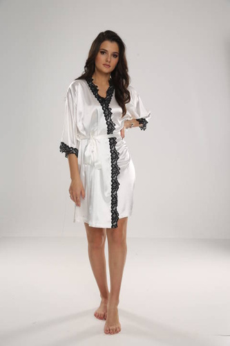 Szlafrok damski 929 Kleoree De Lafense - pearl 