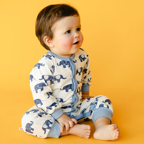 Pajac bez stópek Elephant Eevi- ecru