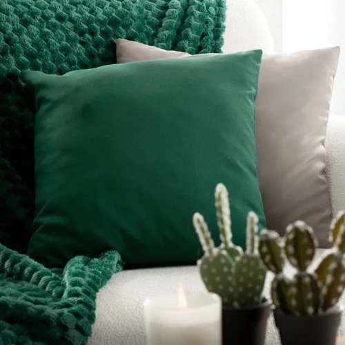 Poszewka z tkaniny wodoodpornej Garden do ogrodu i na taras Eurofirany zielony