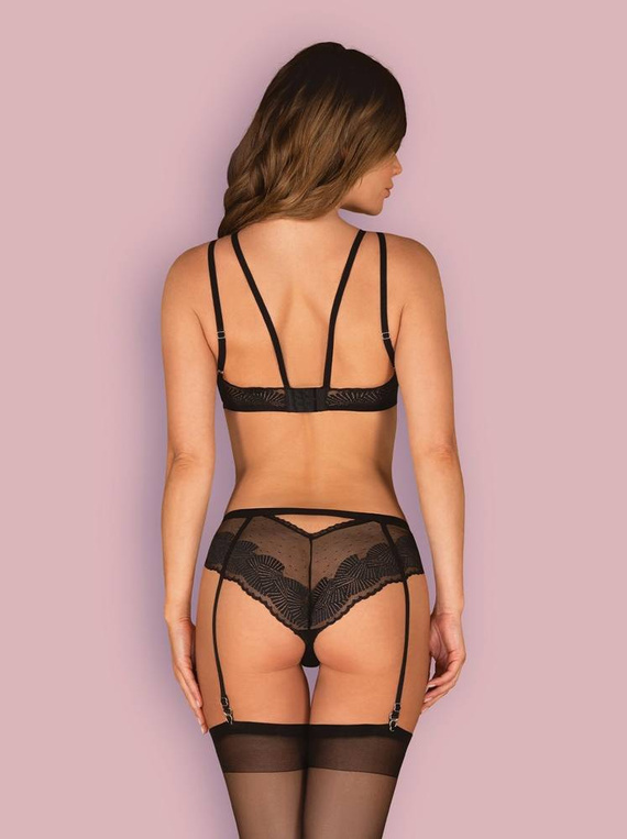 Komplet Allastia Set Obsessive czarny