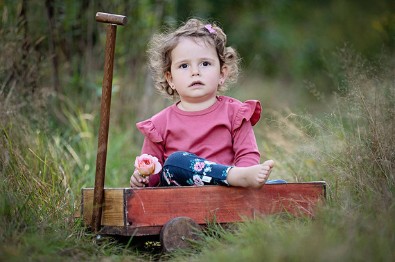 Tunika dziewczęca "Rose Bonica" Makoma kwiaty