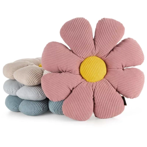 Poduszka dekoracyjna kwiatek Flower 40 Eurofirany niebieski 