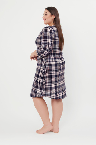 Koszula nocna z rękawem 3/4 Dona Italian Fashion - druk 