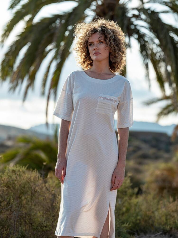 Koszula nocna 234 Cana- beżowy