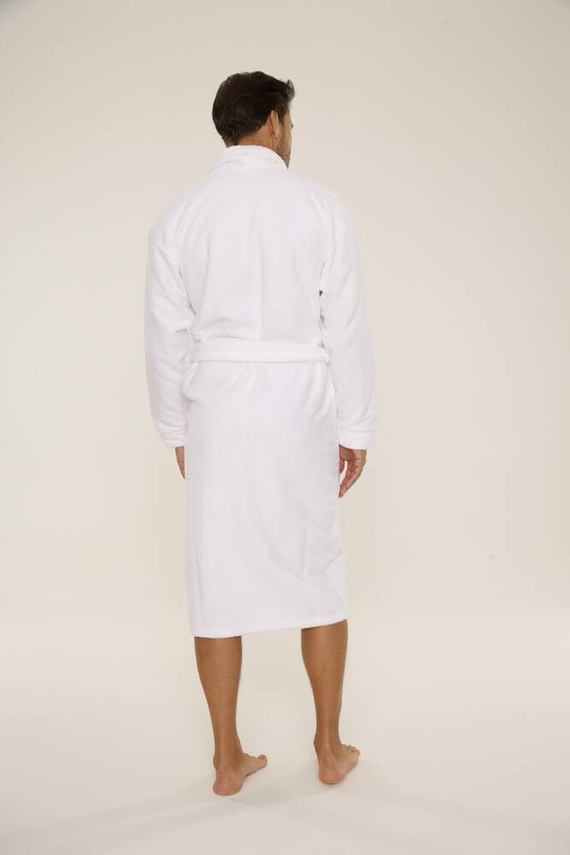 Szlafrok męski 735 Manuele Forex - biały