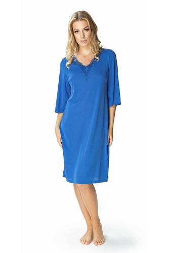 Koszula nocna damska Mewa 86400 Elena Mewa- szafir