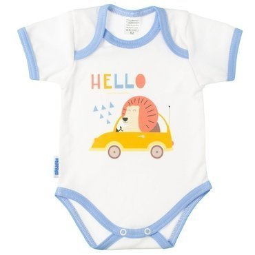 Body niemowlęce krótki rękaw Hello Martex jeans