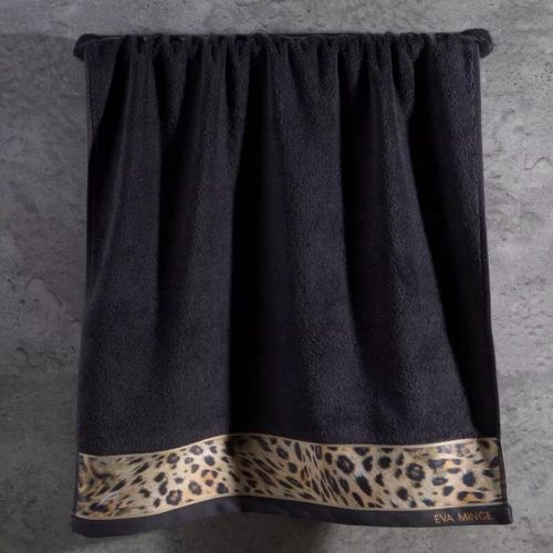 Ręcznik Eva Minge Eva 23 pantera Eurofirany czarny