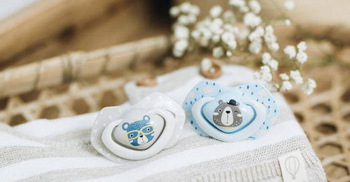 Smoczek light touch Bonjour Boy Campol Babies 