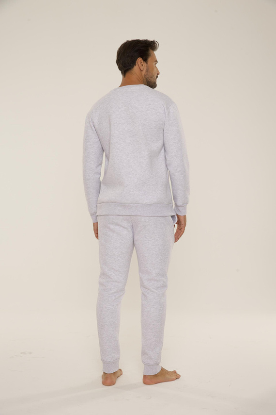 Bluza męska dresowa 813 Indigo Forex - jasny melanż