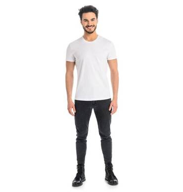 Teyli T-Shirt Męski Bawełniany Luca- biały