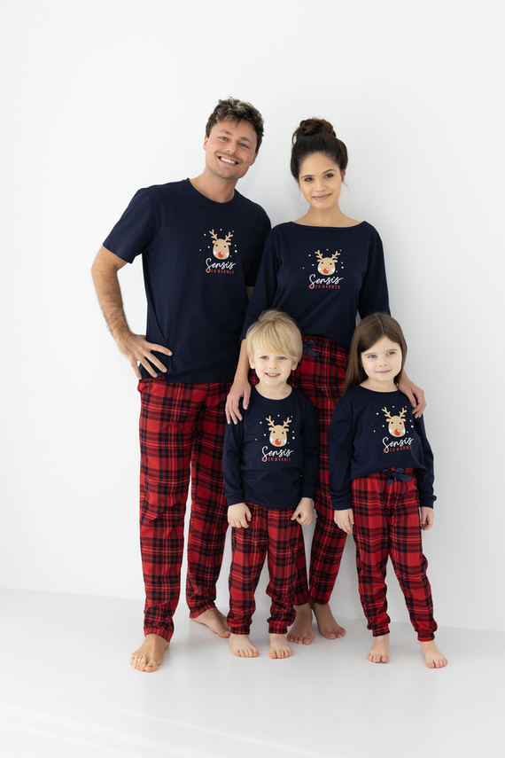 Piżama dziecięca Nathan Kids Sensis - granatowy