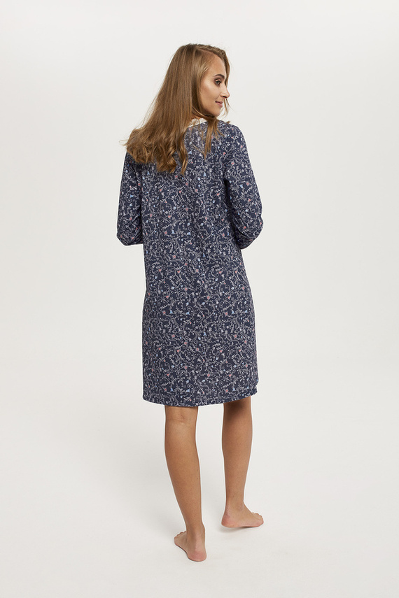 Koszula damska długi rękaw Flora Italian Fashion - druk