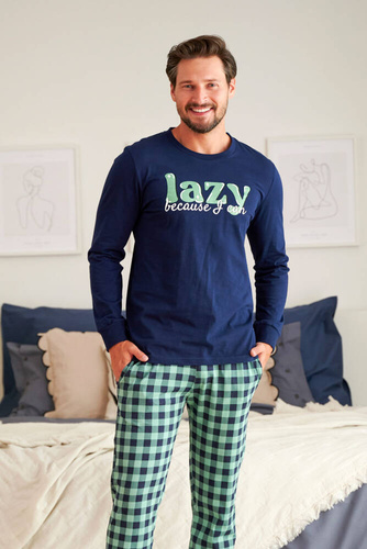 PMB.5259 Piżama Męska Doctor Nap - navy blue