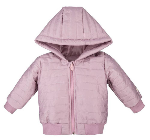 Kurtka "SIMPLY COMFY" z kapturem pikowana Ewa Klucze - szary