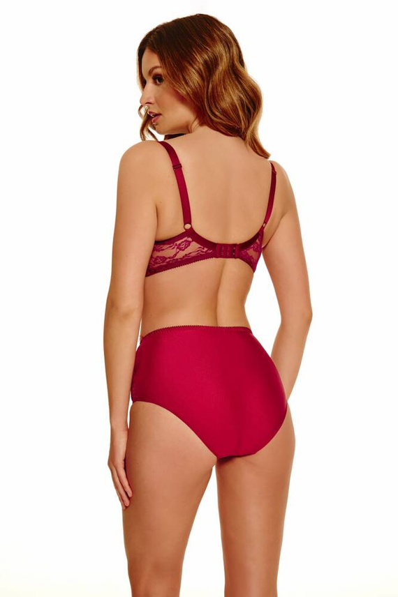 Biustonosz półusztywniany 0106 Allison Kostar- bordowy