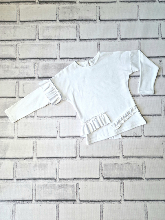 Bluzka z długim rękawem Laura Bambarillo biały