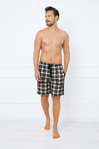 Spodnie piżamowe krótkie Klark Italian Fashion - druk