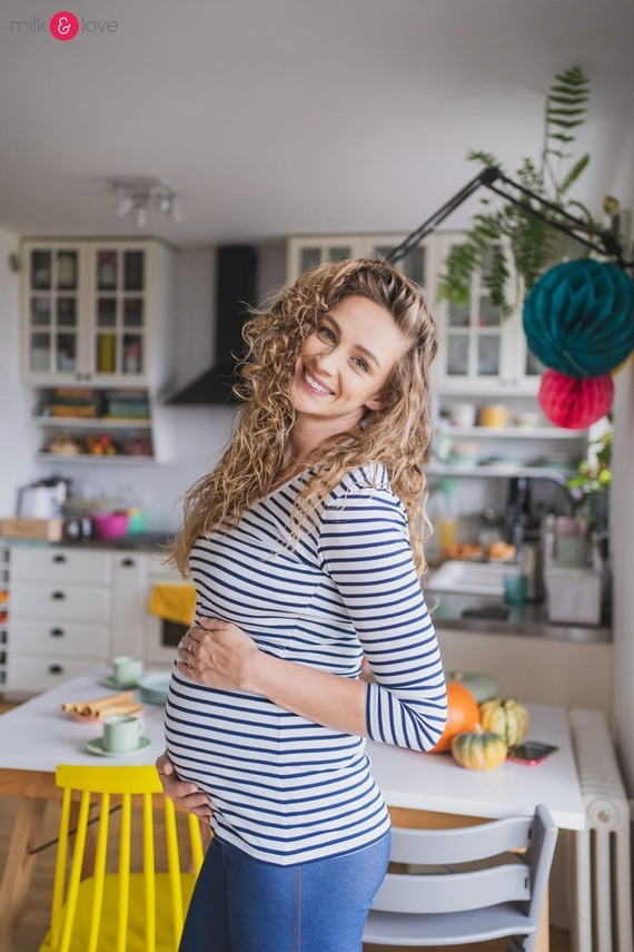 Bluzka ciążowa i do karmienia Milk Shirt Milk&Love mango mohito