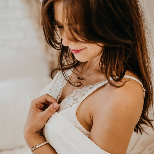 879 Agnes Koszula nocna Forex - ecru