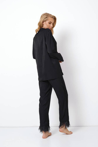 Piżama damska Brigitte Long Aruelle - black