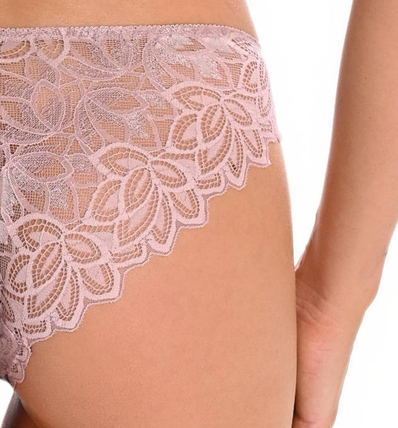 Figi koronkowe brazyliany Lilian Teyli - kakaowy