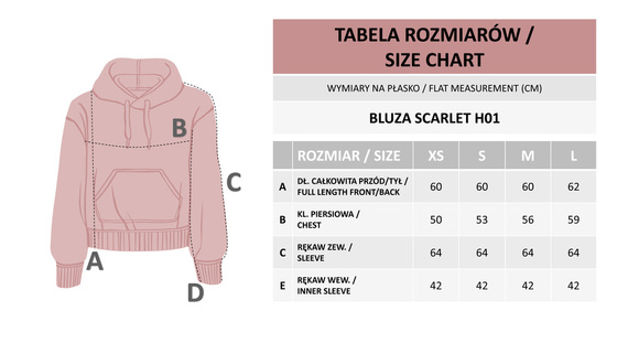 Bluza dresowa Scarlet Mona grey melange