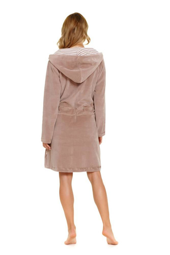 SWO.1008 Szlafrok damski Doctor Nap - beige