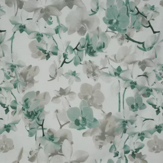 Pościel satynowa Spring 11 Kwiaty Eurofirany miętowy