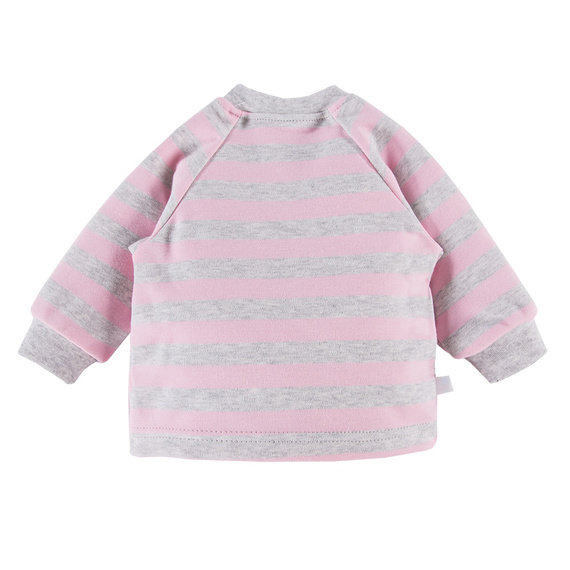 Bluzka niemowlęca 2-pak Ancymon Eevi- szary/różowy