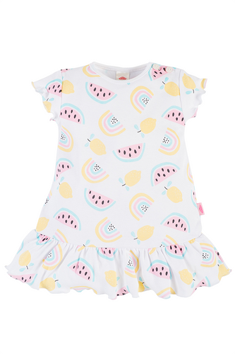 Sukienka z falbanką "Fruit Party" Makoma  