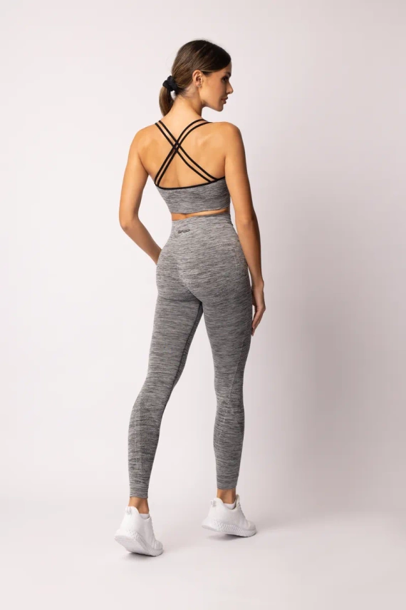 Legginsy damskie Melange Spaio grey