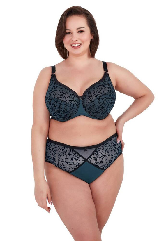 Biustonosz Półusztywniany BS 1213Maxi Adaline Gaia -turkusowy