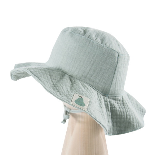 Kapelusz muślinowy Pearfect Eevi- zielony 