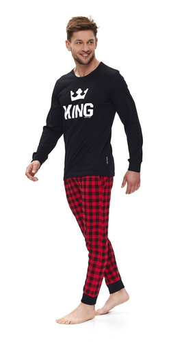 PMB.9761 Piżama Męska Doctor Nap - red