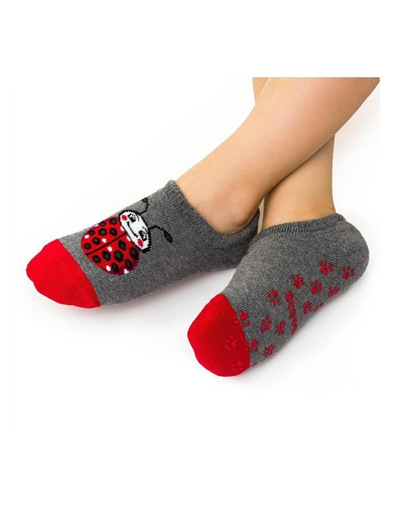 art.134 Stopki Frotte ABS Steven 010 grafitowy melanż