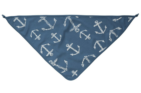 Chusta apaszka niemowlęca "BLUE SEA" Makoma biały