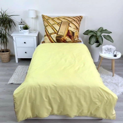 Pościel z mikrofibry Złoto sztabki złota Jerry Fabrics