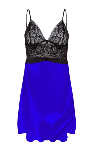 Halka satynowa Maddi DKaren - modrak