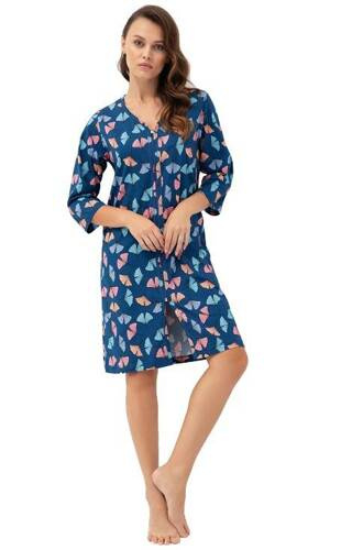 Szlafrok Damski 392  Luna - miłorzęby