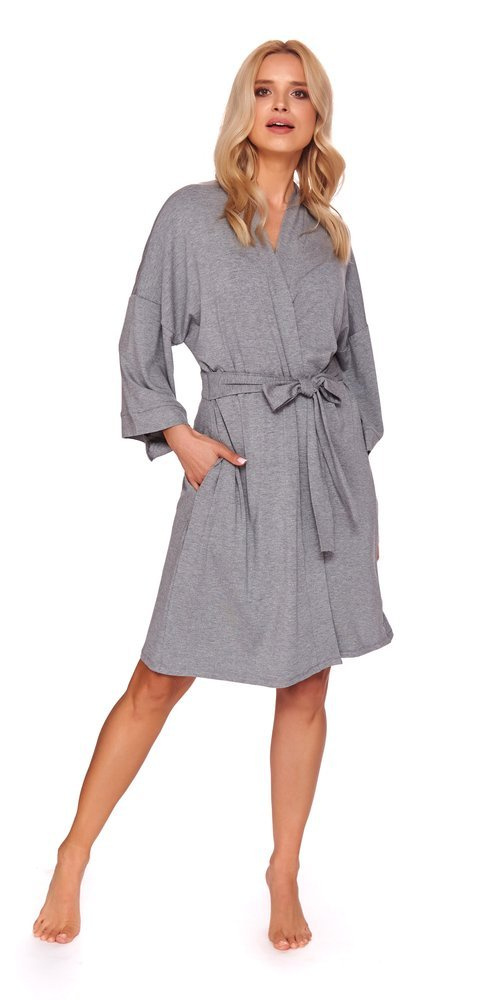Szlafrok damski 9999 Doctor Nap - dark grey