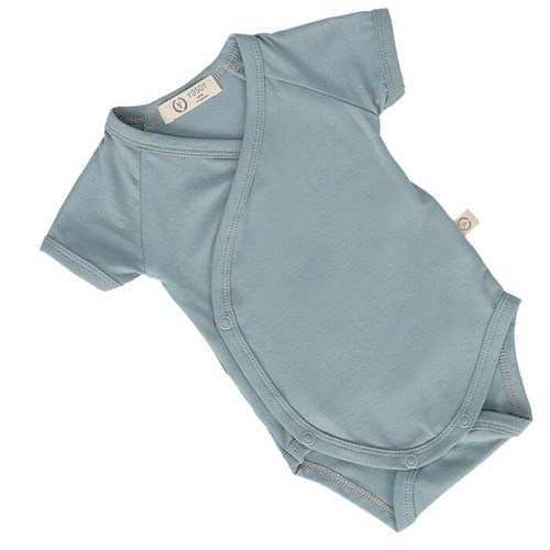 Body bambusowe eco premium DUSTY PINK krótki rękaw Yoosy brudny róż