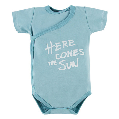 Body rozpinane z krótkim rękawem Sahara Eevi - niebieski