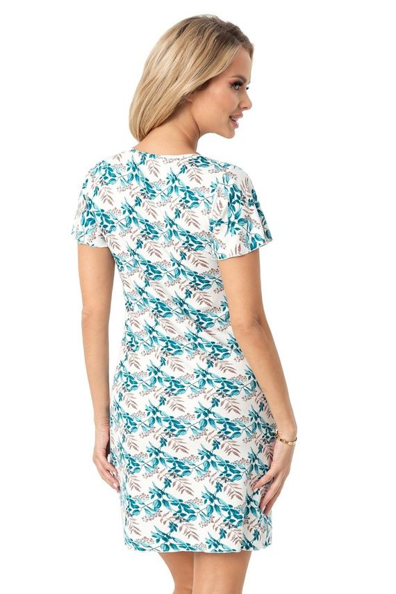 Damska koszula nocna Irmina Donna – wiskoza, krótki rękaw, wygoda i lekkość