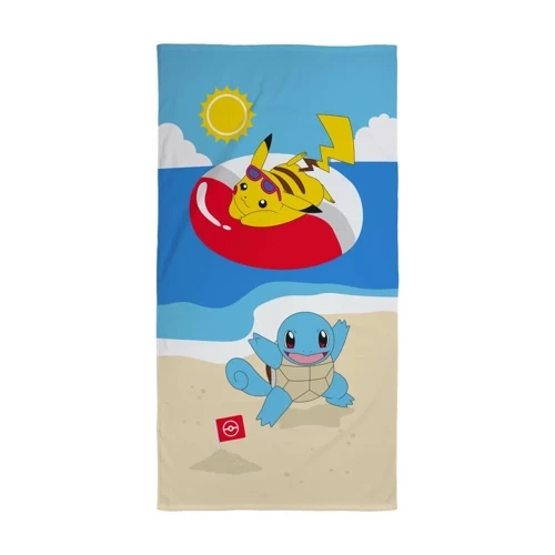 Ręcznik plażowy Pokemon Halantex niebieski