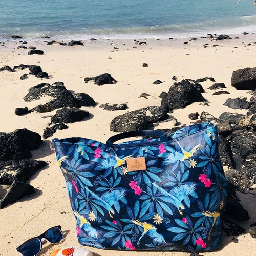 Torba ze skóry ekologicznej Secret Garden - Makaszka