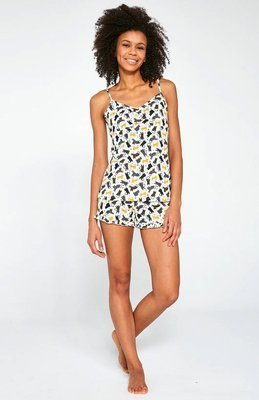 Piżama damska 373/214 CATS 4 Cornette ecru