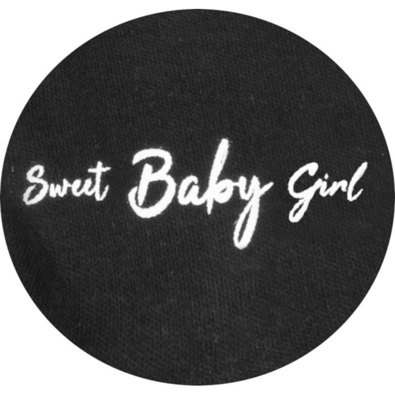 "Black & White - girl" Spodenki bawełniane Terjan - czarny