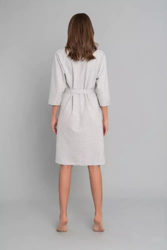 Szlafrok damski Karla Italian Fashion - jasny melange 