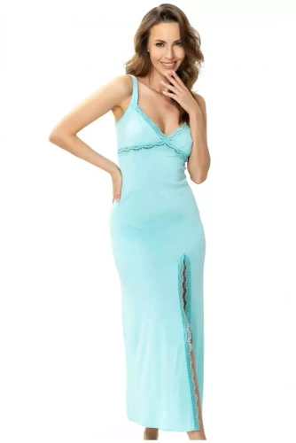 Koszula nocna 86560 Shila Mewa turkusowy